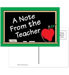 A Note from the Teacher Postcards, Pack of 30
