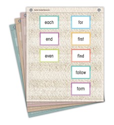 Woven Magnetic Mini Pocket Charts, 14" x 17", Set of 4