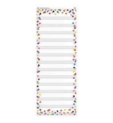 Confetti 14 Pocket Daily Schedule Pocket Chart, 13" x 34"