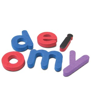 Magnetic Foam: Small Lowercase Letters, 55 Pieces
