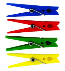 Plastic Clothespins, Pack of 40