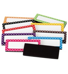 Polka Dots Magnetic Labels, Pack of 30