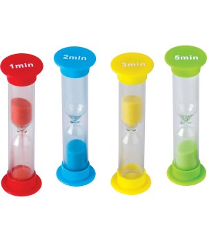 Small Sand Timers Combo Pack, Pack of 4