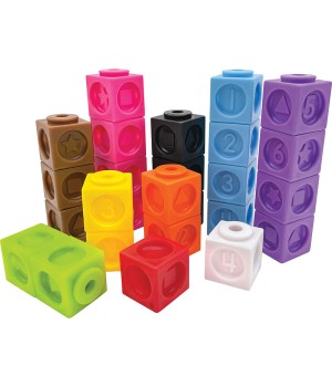 Numbers and Shapes Connecting Cubes, Set of 100