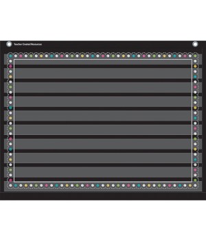 Chalkboard Brights Mini Pocket Chart, 17" x 22"