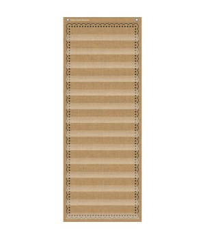 14-Pocket Pocket Chart, Burlap Design, 13" x 34"