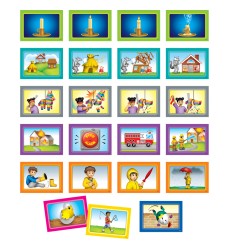 4-Scene Sequencing Pocket Chart Cards