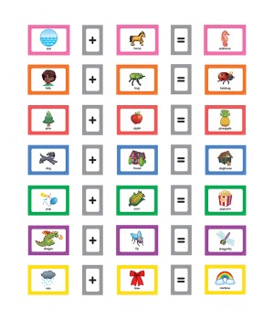 Compound Words Pocket Chart Cards