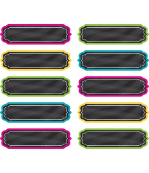 Chalkboard Brights Non-Adhesive Labels, Pack of 120