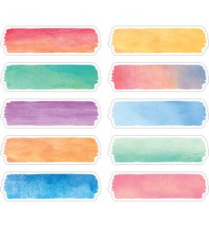 Watercolor Labels, Non-Adhesive, Pack of 120