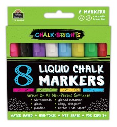 Chalk Brights Liquid Chalk Markers, Pack of 8