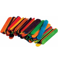 STEM Basics: Multicolor Mini Craft Sticks, Pack of 100