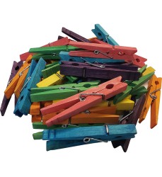 STEM Basics, Multicolor Clothespins, Pack of 50