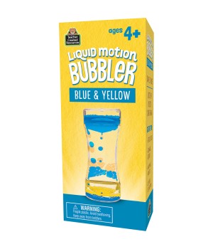 Blue & Yellow Liquid Motion Bubbler
