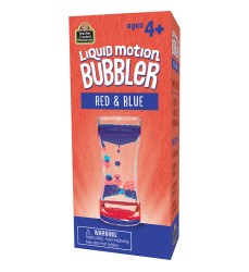 Red & Blue Liquid Motion Bubbler