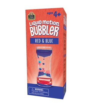 Red & Blue Liquid Motion Bubbler