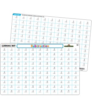 Subtraction Learning Mat