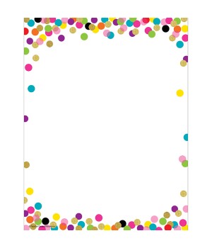 Confetti Computer Paper, 50 Sheets