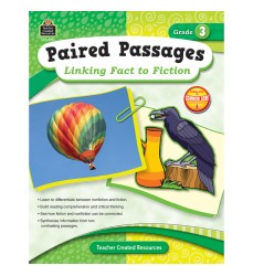 Paired Passages Linking Fact to Fiction Book, Grade 3