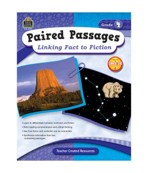 Paired Passages Linking Fact to Fiction Book, Grade 4