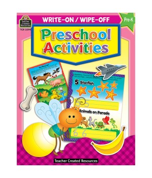 Preschool Activities Write-On Wipe-Off Book, Grade PK-K