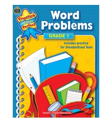 Practice Makes Perfect: Word Problems Book, Grade 1