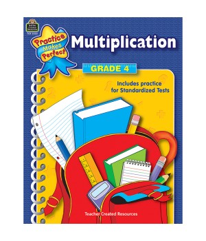 Practice Makes Perfect: Multiplication Book, Grade 4