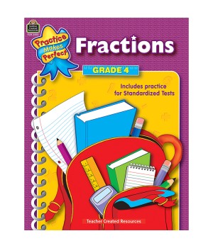 Practice Makes Perfect: Fractions Book, Grade 4