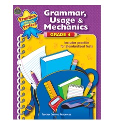 Practice Makes Perfect: Grammar, Usage & Mechanics Workbook, Grade 4