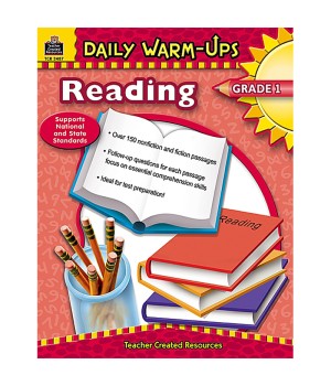 Daily Warm-Ups: Reading Book, Grade 1