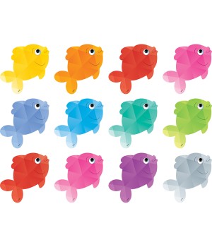 Colorful Fish Mini Accents, Pack of 36