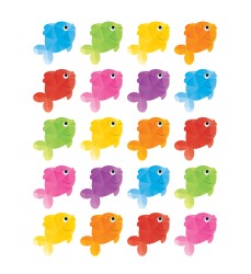 Colorful Fish Stickers, Pack of 120