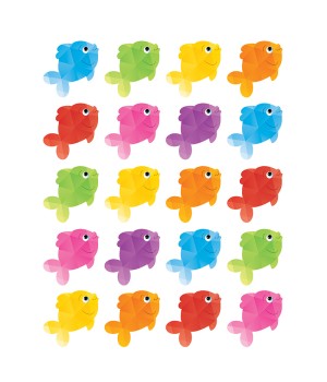 Colorful Fish Stickers, Pack of 120