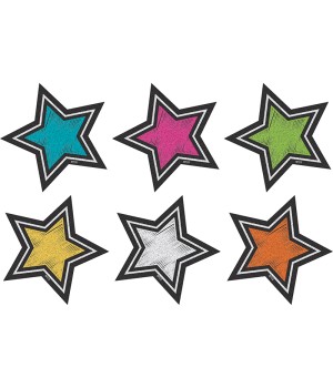 Chalkboard Brights Stars Mini Accents, Pack of 36