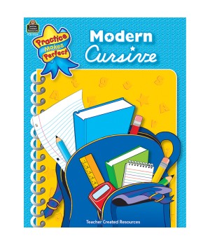 Practice Makes Perfect: Modern Cursive Book