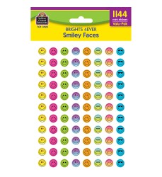 Brights 4Ever Smiley Faces Mini Stickers Valu-Pack