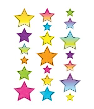 Brights 4Ever Star Accents, Assorted Sizes, Pack of 60