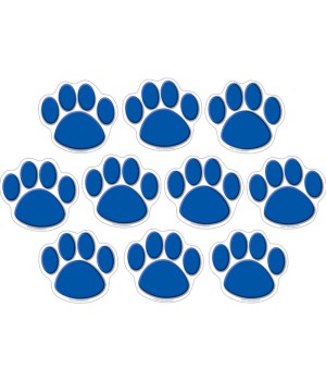 Blue Paw Prints Accents, Pack of 30