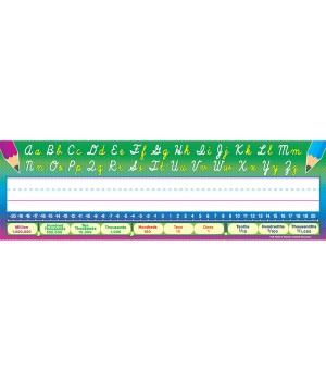 Cursive Writing Name Plates, Pack of 36