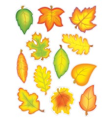 Fall Leaves Accents, Pack of 30