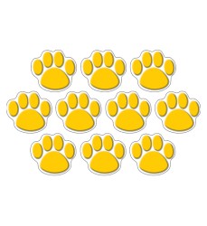 Gold Paw Prints Accents, Pack of 30