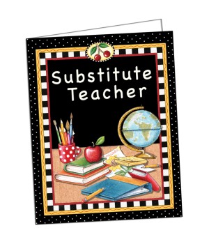 Mary Engelbreit Substitute Teacher Pocket Folder