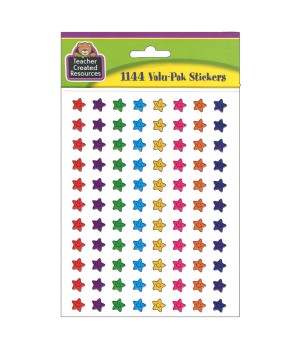 Mini Smiley Stars Valu-Pak Stickers, Pack of 1144