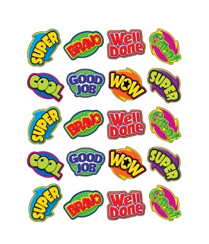 Positive Words Stickers, Pack of 120