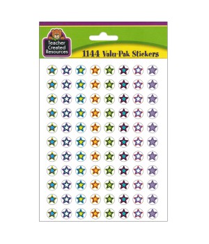 Fancy Stars 2 Mini Stickers Valu-Pak, Pack of 1144