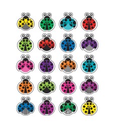 Colorful Ladybugs Stickers, Pack of 120