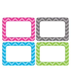 Chevron Name Tags, Multi Pack, Pack of 36