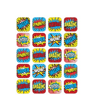 Superhero Stickers, 120 Stickers