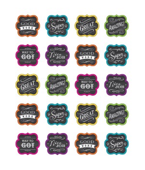 Chalkboard Brights Stickers, Pack of 120