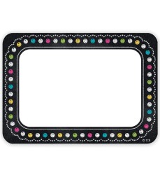 Chalkboard Brights Name Tags